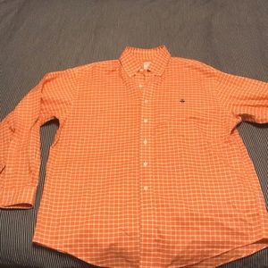 Brooks Brothers 346 Orange Golden Fleece Oxford